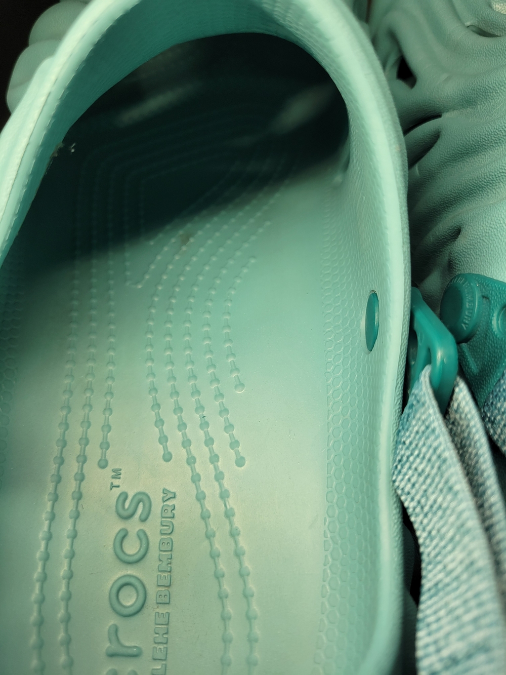 Crocs Pollex Clog by Salehe Bembury "Tide"  Mens Sz 10/ Womens Size 12 - Picture 13 of 13